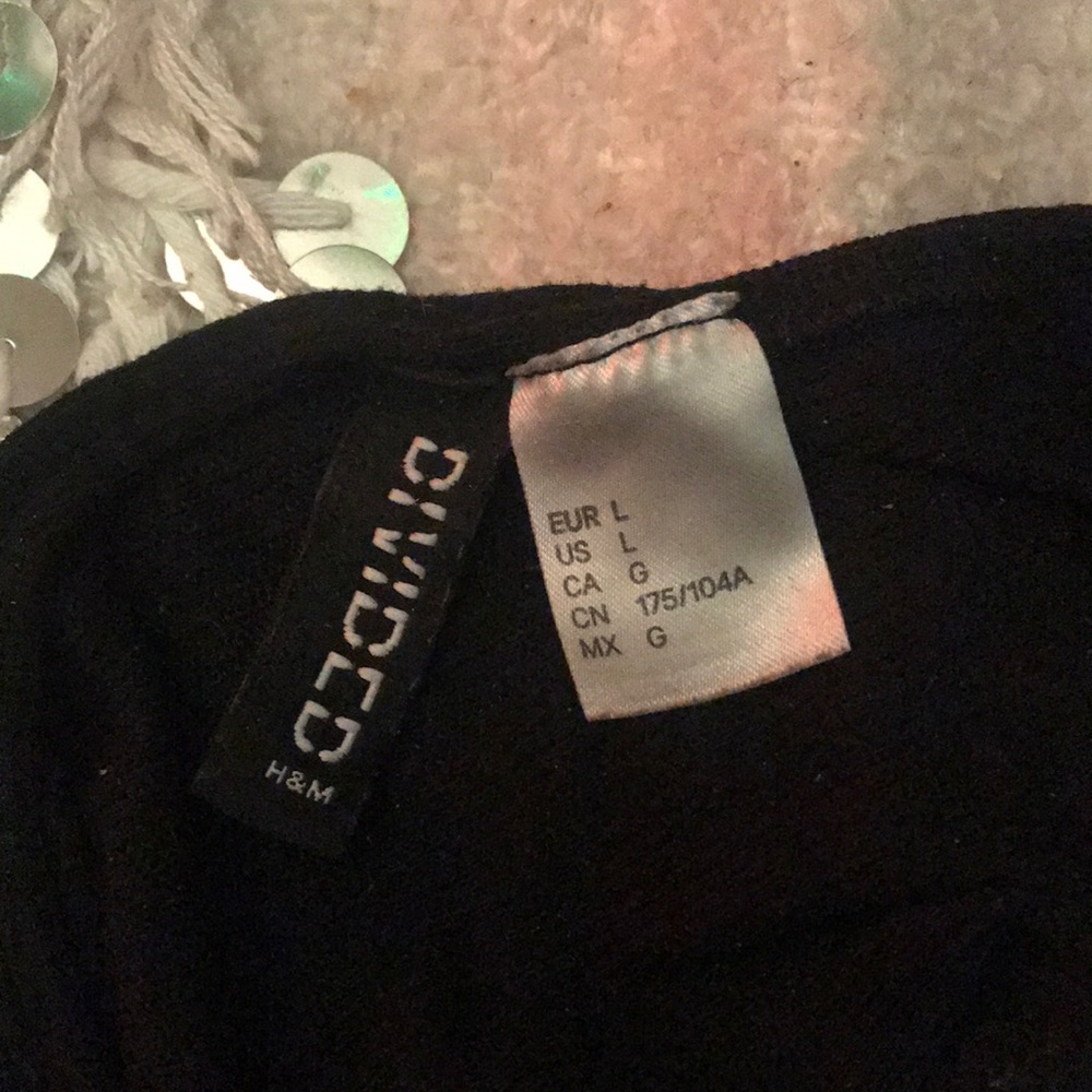 H&M high neck, ribbed bodysuit - Picture 2 of 6